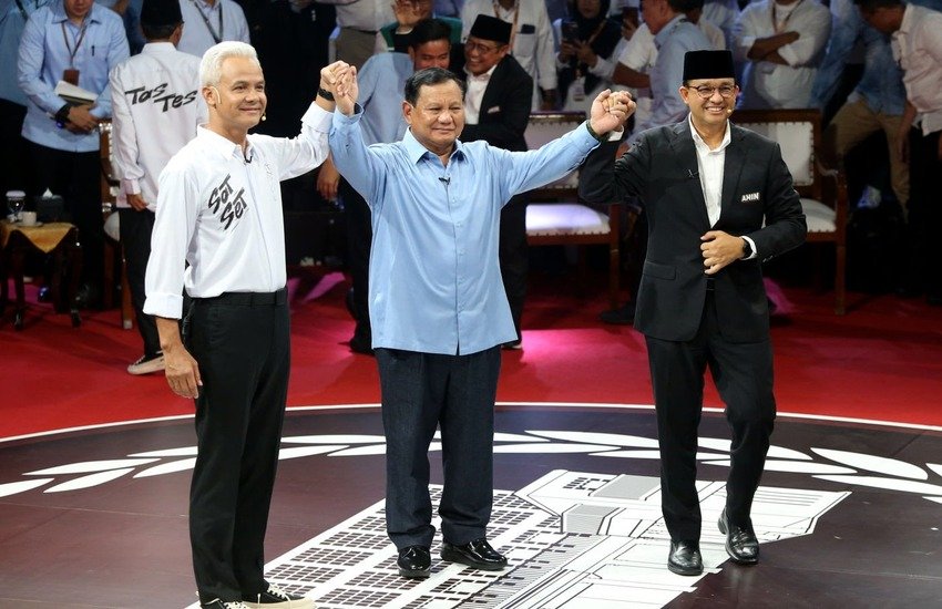 Real Count KPU 36,66%: Anies 24,47%, Prabowo 55,91%, Ganjar 19,62%  